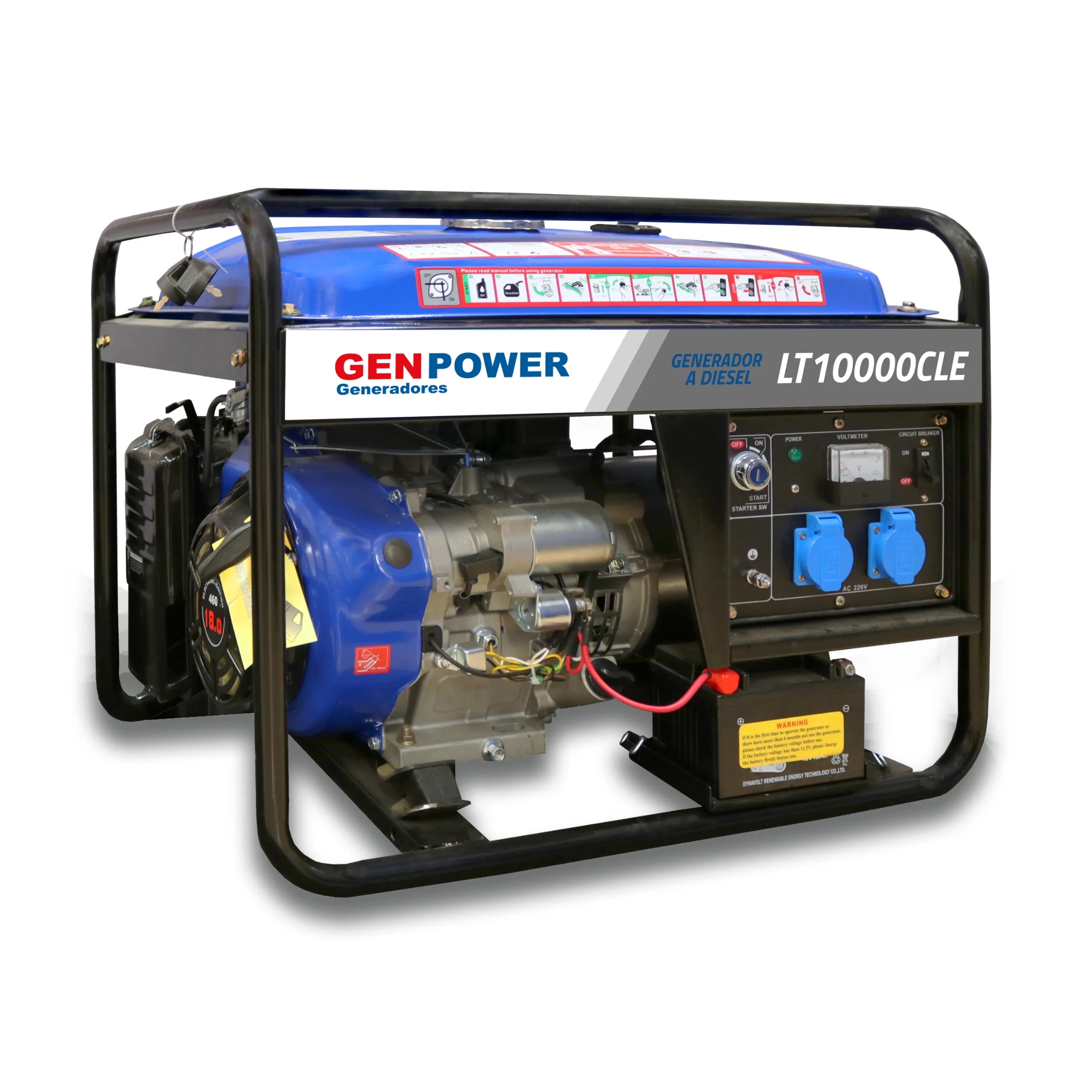 GGLNI LT10000CL 8,0/7,5 KVA MONOFASICO NAFTERO GENPOWER 01 GGLNI LT10000CL 8,0/7,5 KVA MONOFASICO NAFTERO GENPOWER 01