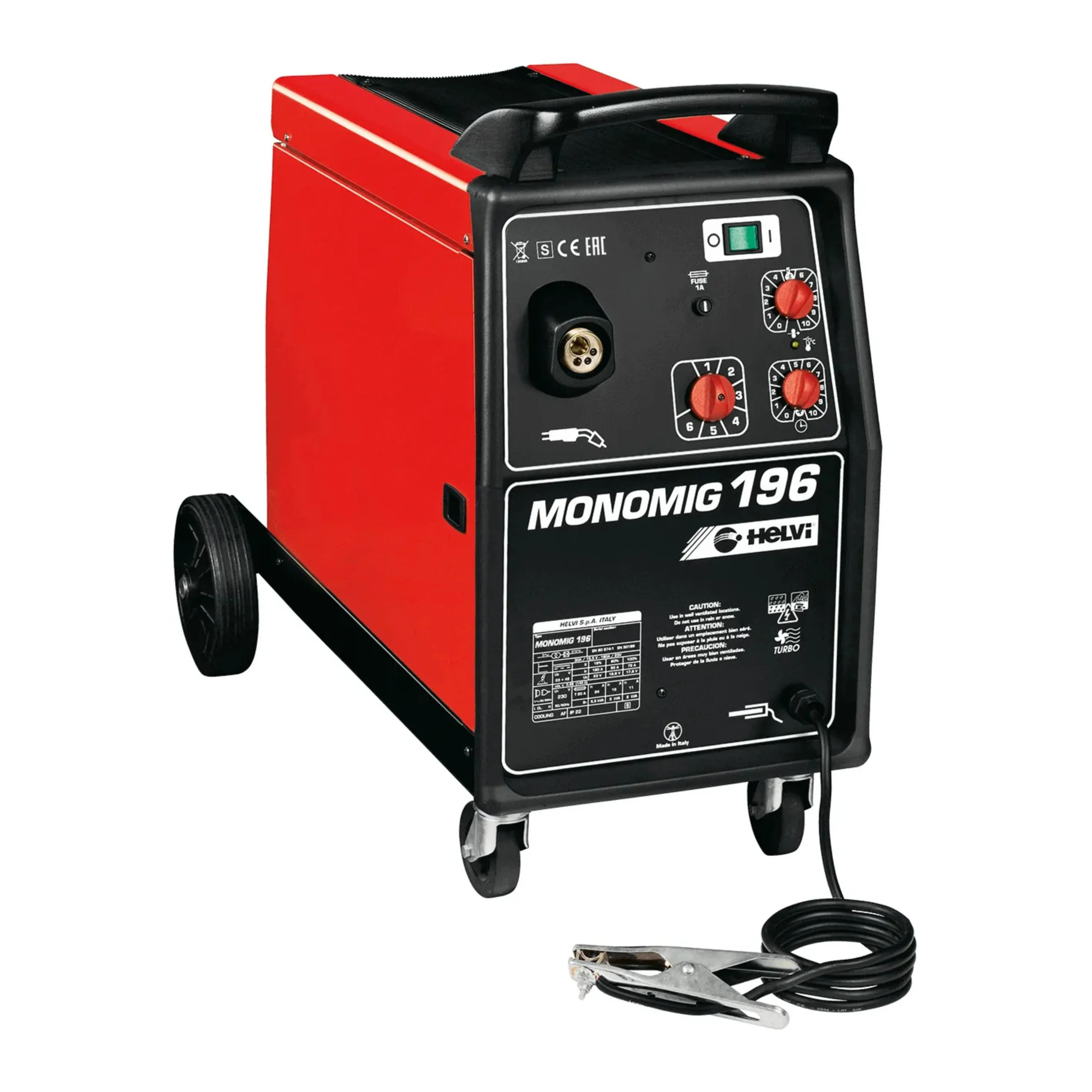 EQUIPO DE SOLDAR MONO MIG 196A S/TORCHA. 99400576 HELVI 01 EQUIPO DE SOLDAR MONO MIG 196A S/TORCHA. 99400576 HELVI 01