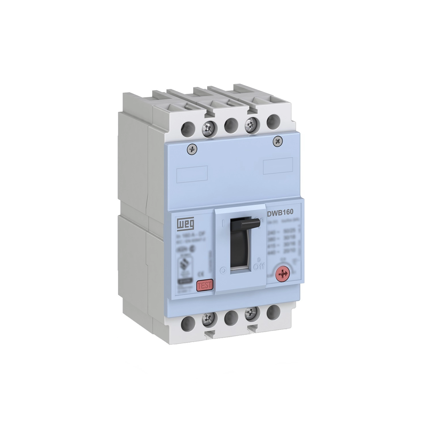 INTERRUPTOR MAGNETICO DWB 160N 65A 3MF 30KA 11339928 WEG 01