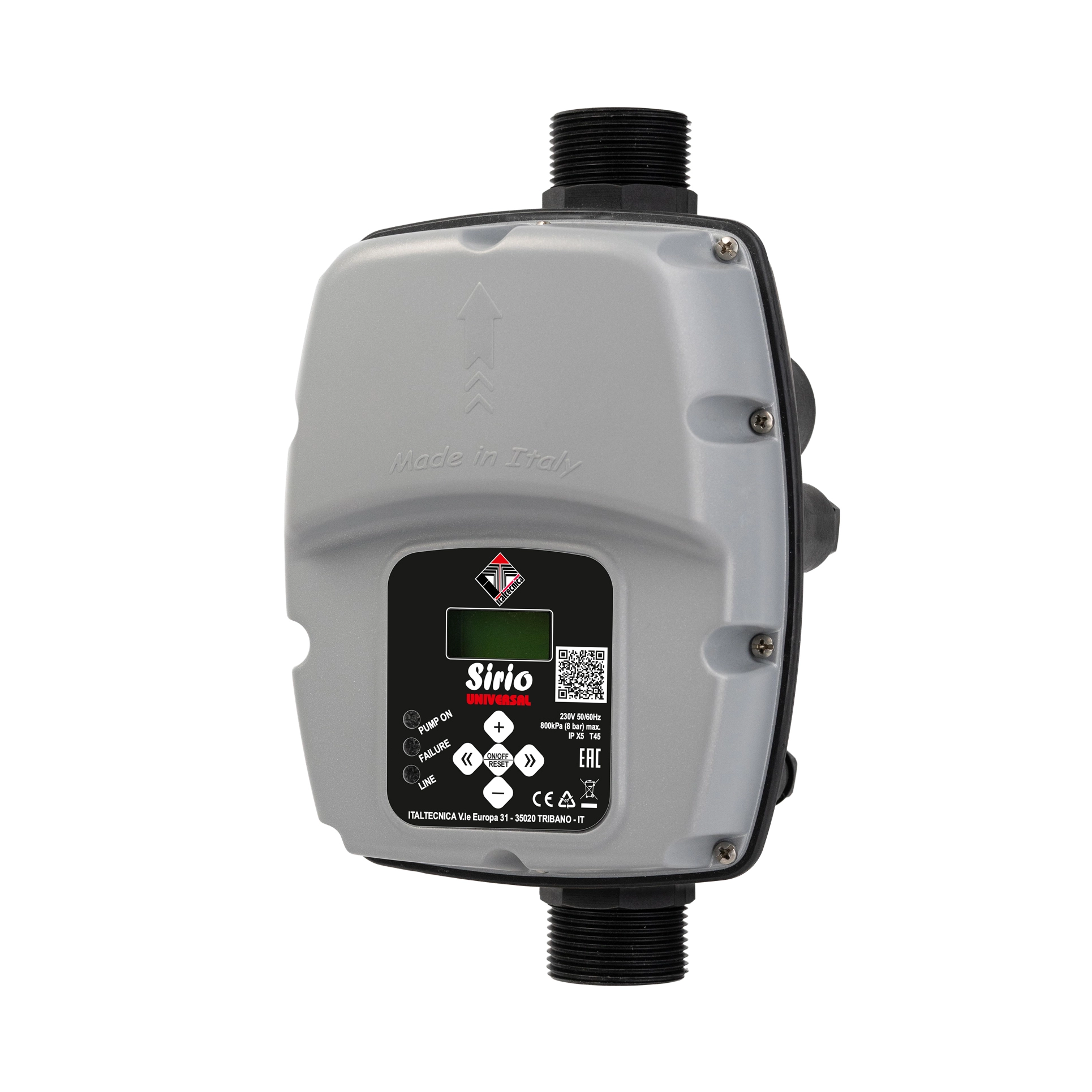 VARIADOR INTELIGENTE SIRIO UNIVERSAL 1,5HP 220V MON. SR2.U5U.M00.99 ITALTÉCNICA 01 VARIADOR INTELIGENTE SIRIO UNIVERSAL 1,5HP 220V MON. SR2.U5U.M00.99 ITALTÉCNICA 01