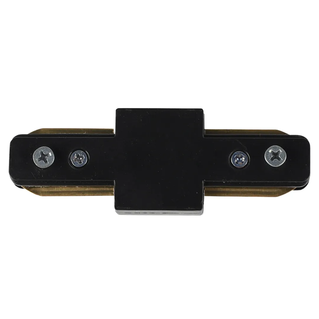 CONECTOR RECTO PARA RIEL NEGRO RELUX 01 CONECTOR RECTO PARA RIEL NEGRO RELUX 01