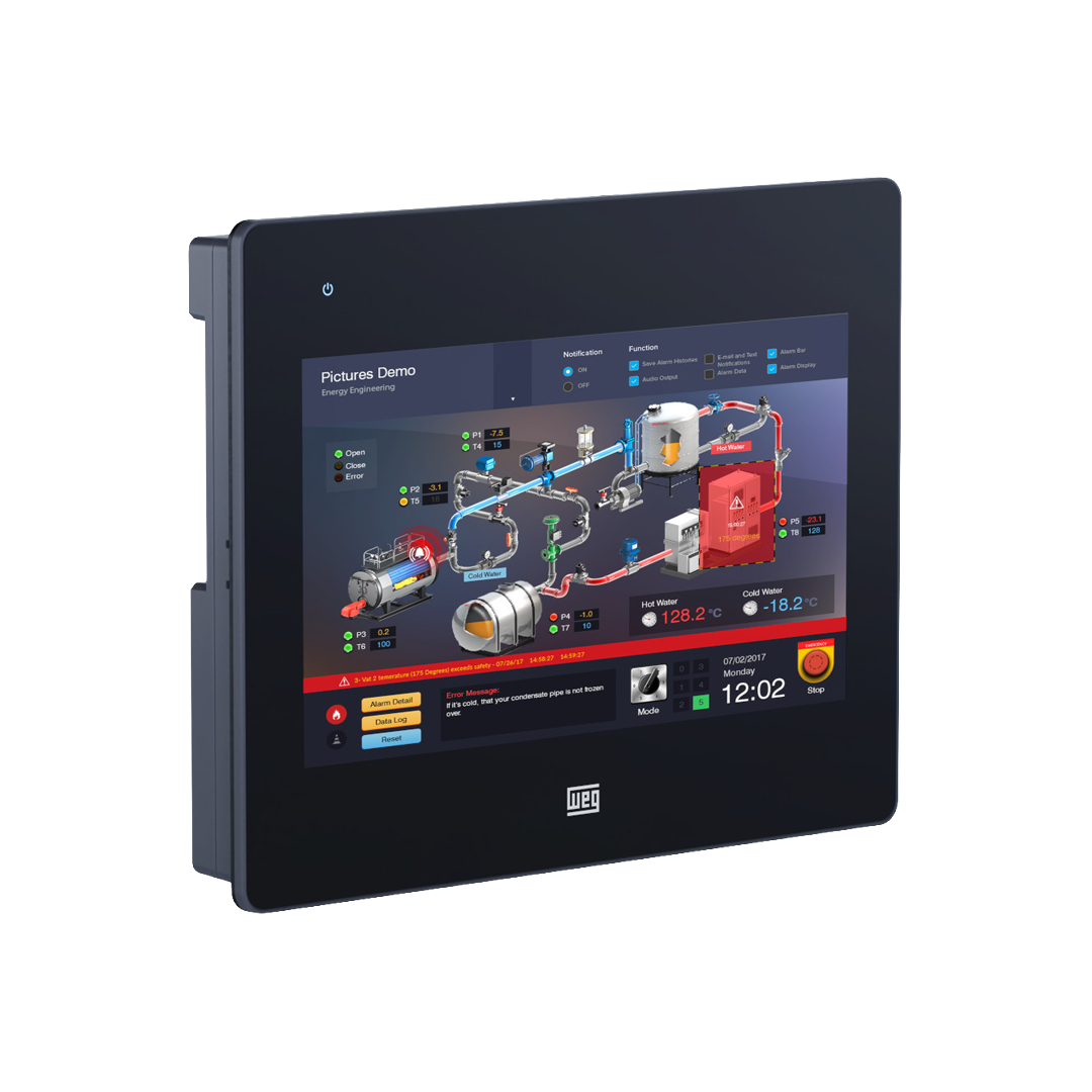 PANTALLA IHM CMT2108X2 10.1" C/ETHERNET Y SERIAL 16280427 WEG 01