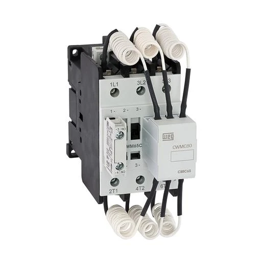CONTACTOR P/CAPACITOR 50KVAR CWMC 80.10 BOB. 220V 12615606 WEG 01 CONTACTOR P/CAPACITOR 50KVAR CWMC 80.10 BOB. 220V 12615606 WEG 01