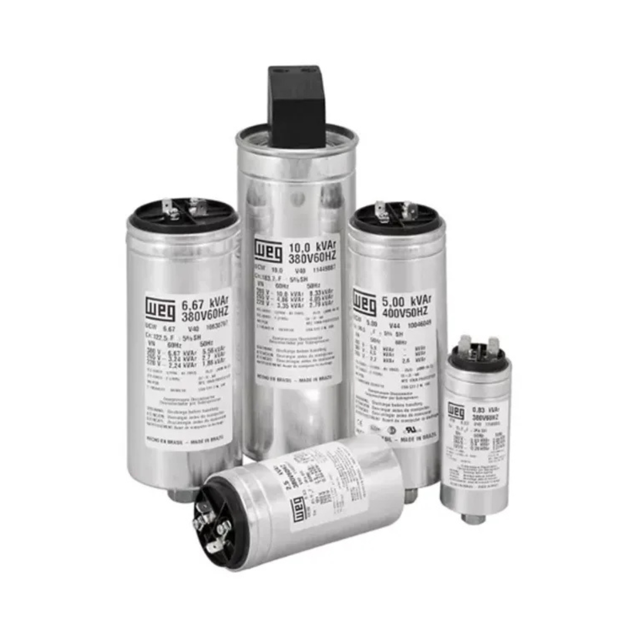 UNIDAD CAPACITIVA 2,5KVAR MONOF. 400V/0,76KVAR 220V 10046047 WEG 01