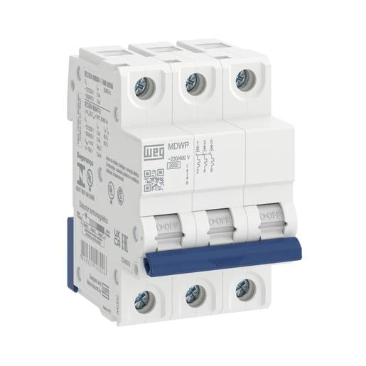 LLAVE TERMOMAGNETICA TM TRIPOLAR MDWP-C-10-10A 3KA 15265745 WEG 01