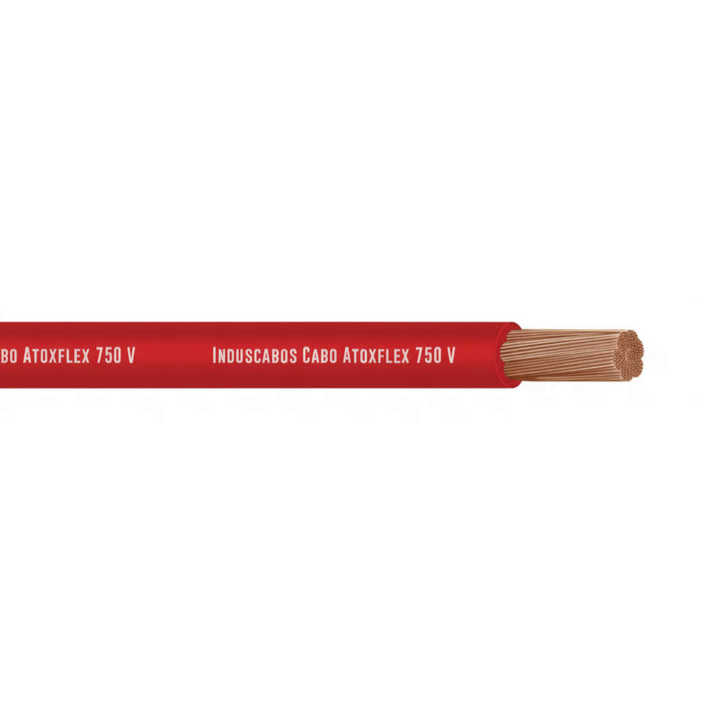 CABLE MULTIFILAR ATOX 750V 2,0MM2 ROJO 4501RL2005 INDUSCABOS 01