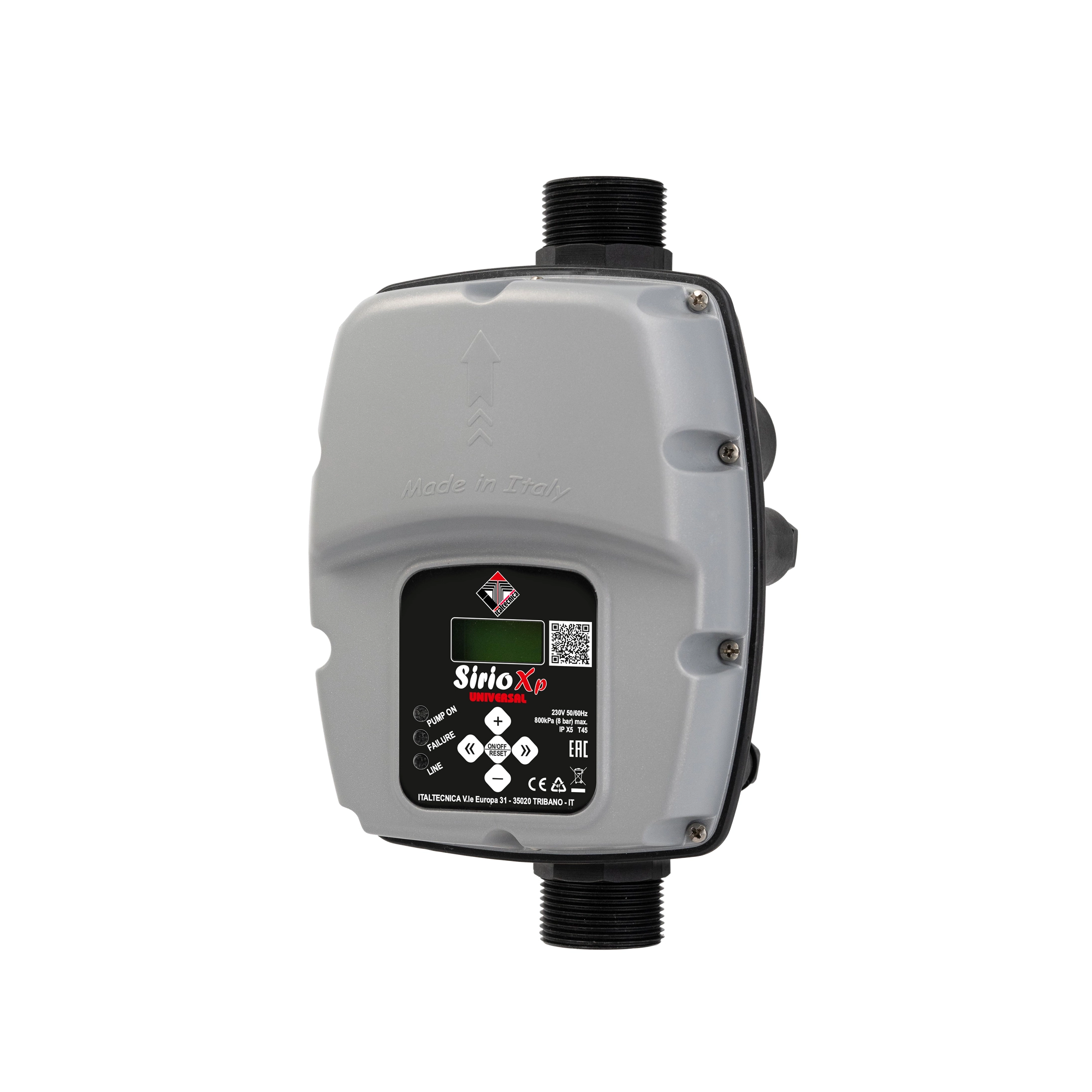 VARIADOR INTELIGENTE SIRIO UNIVERSAL XP 2HP 220V MON. SX2.U5U.M00.99 ITALTÉCNICA 01