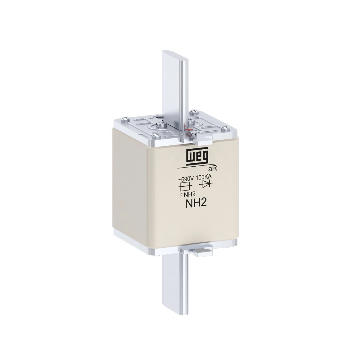FUSIBLE NH2 ULTRARRAPIDO 630A 10824110 WEG 01 FUSIBLE NH2 ULTRARRAPIDO 630A 10824110 WEG 01