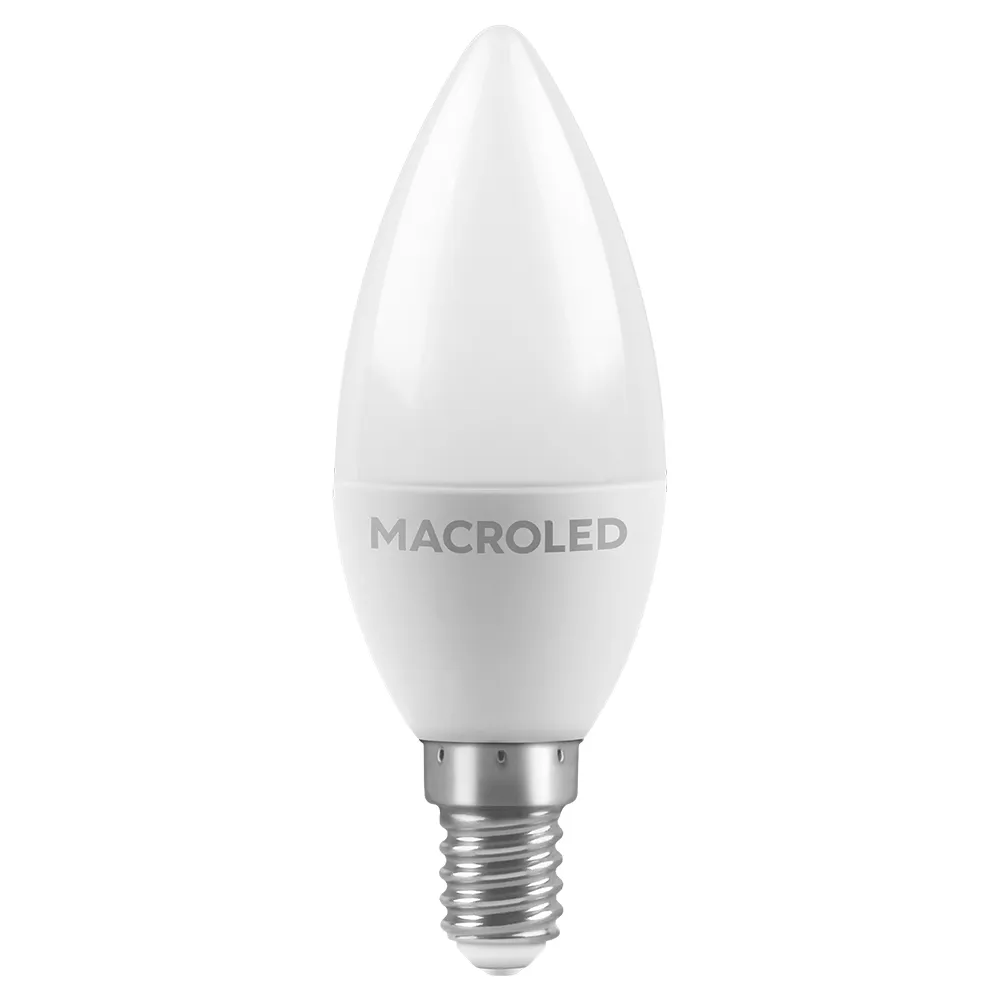 LAMP LED VELA E14 6W 3000ºK MACROLED 01 LAMP LED VELA E14 6W 3000ºK MACROLED 01