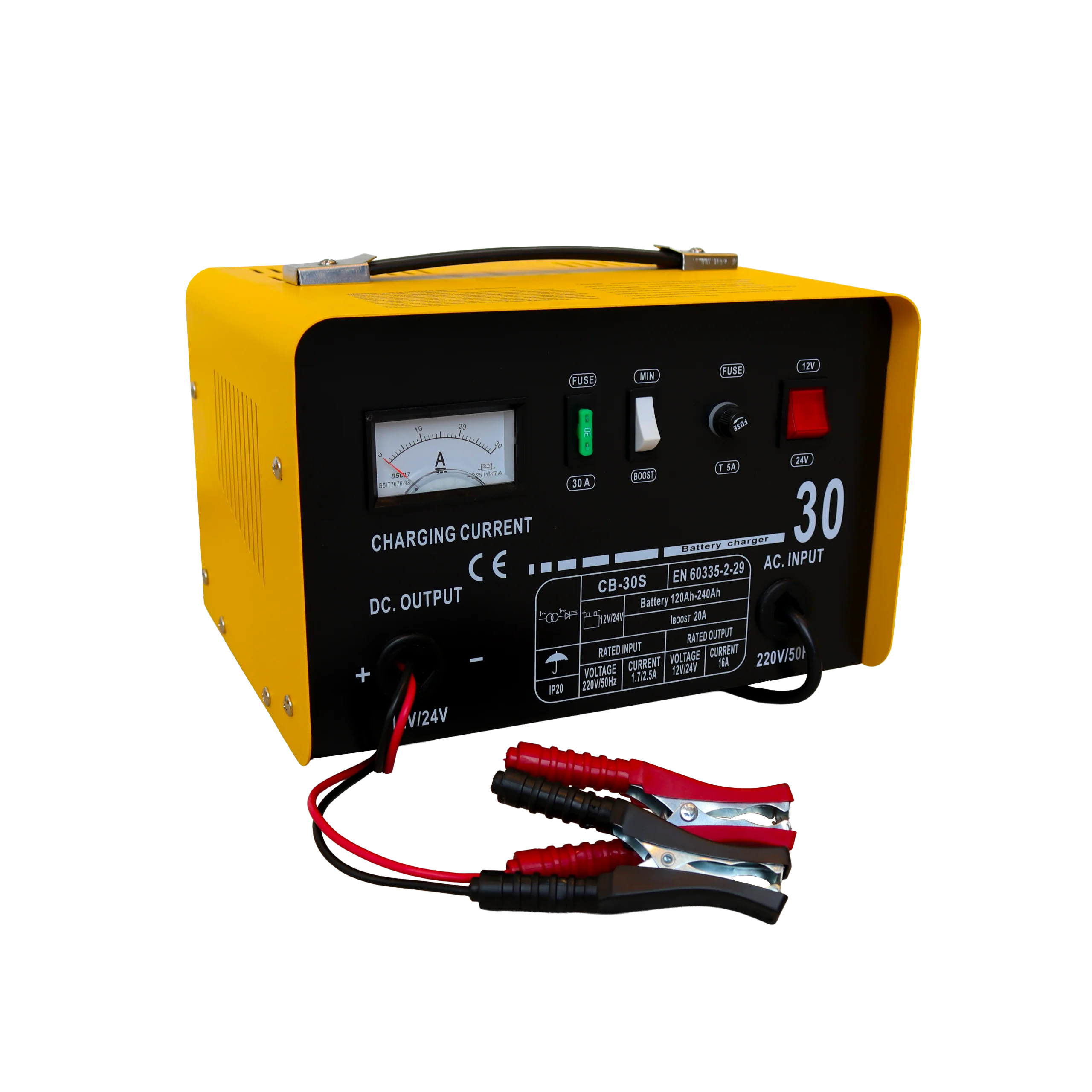 CARGADOR DE BATERIA CB-30S 12/24VCC 16AMP RESA 01