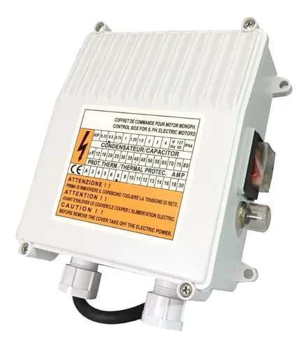 TABLERO P/MOTOBOMBA.220V MONOFASICO. "4SG" 1HP RESA 01