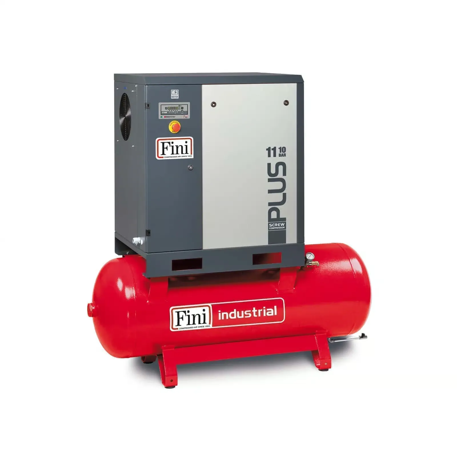 COMPRESOR A TORNILLO 10HP PLUS 8-08-270 8BAR 20,8L/S FINI 01 COMPRESOR A TORNILLO 10HP PLUS 8-08-270 8BAR 20,8L/S FINI 01