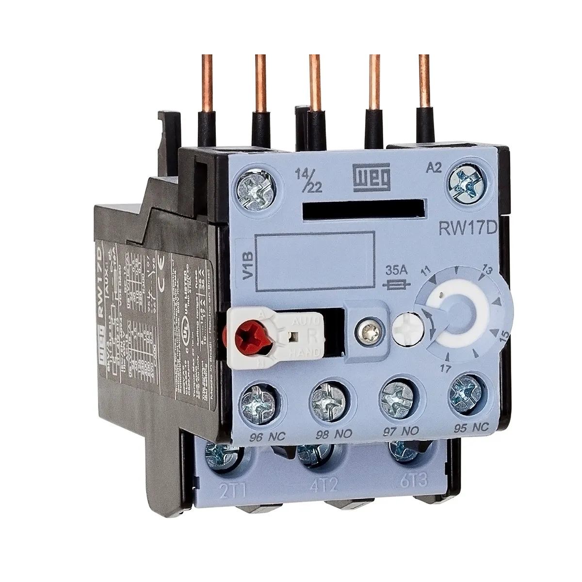 RELE TERMICO RW 17-1D3-U063 4 A 6,3 12450901 WEG 01
