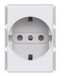 MOD TOMA SCHUKO 16A BL ARIA TRAMONTINA - Imagen 1