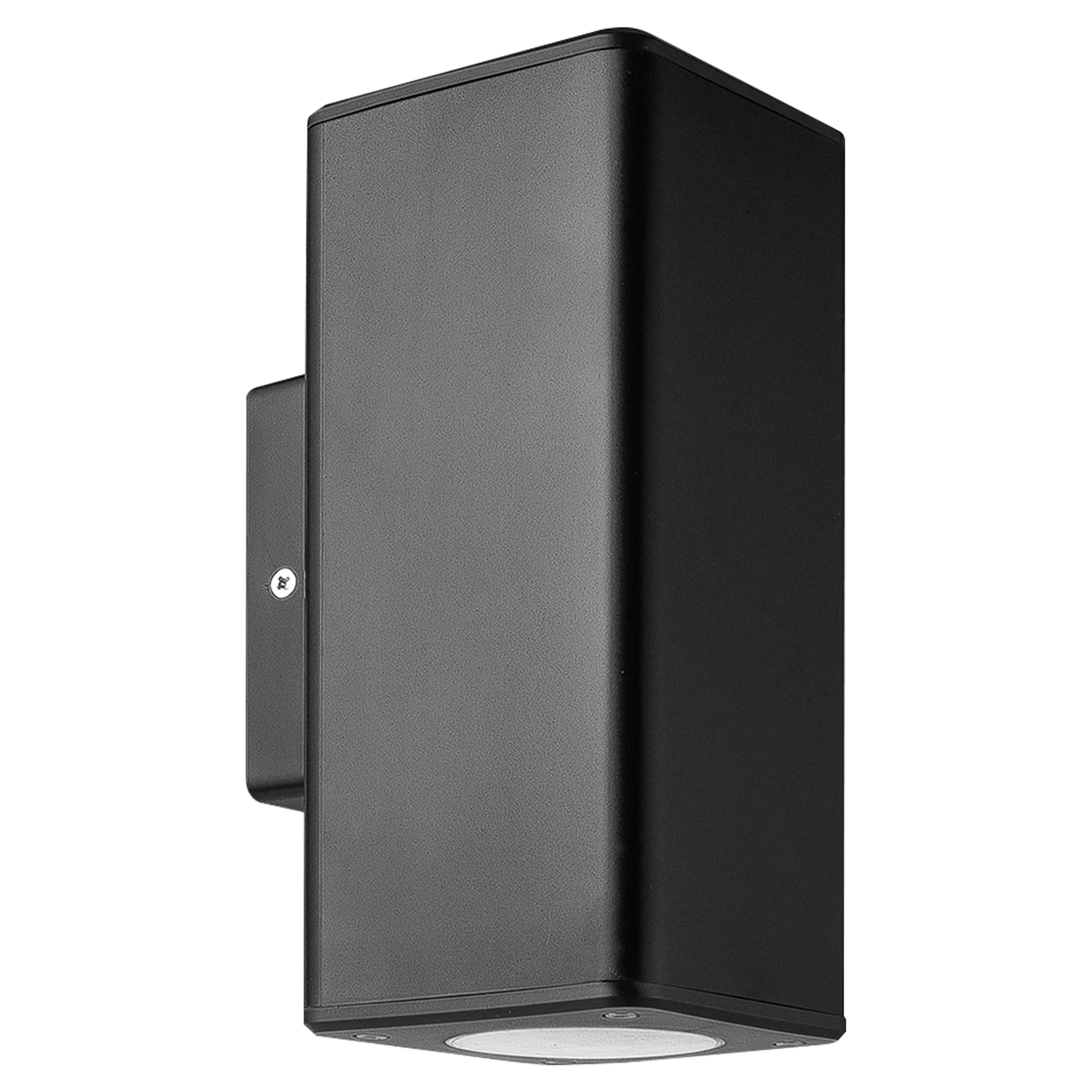 APLIQUE BIDIR CUAD GU10 9W 100-240V NEGRO MACROLED 01