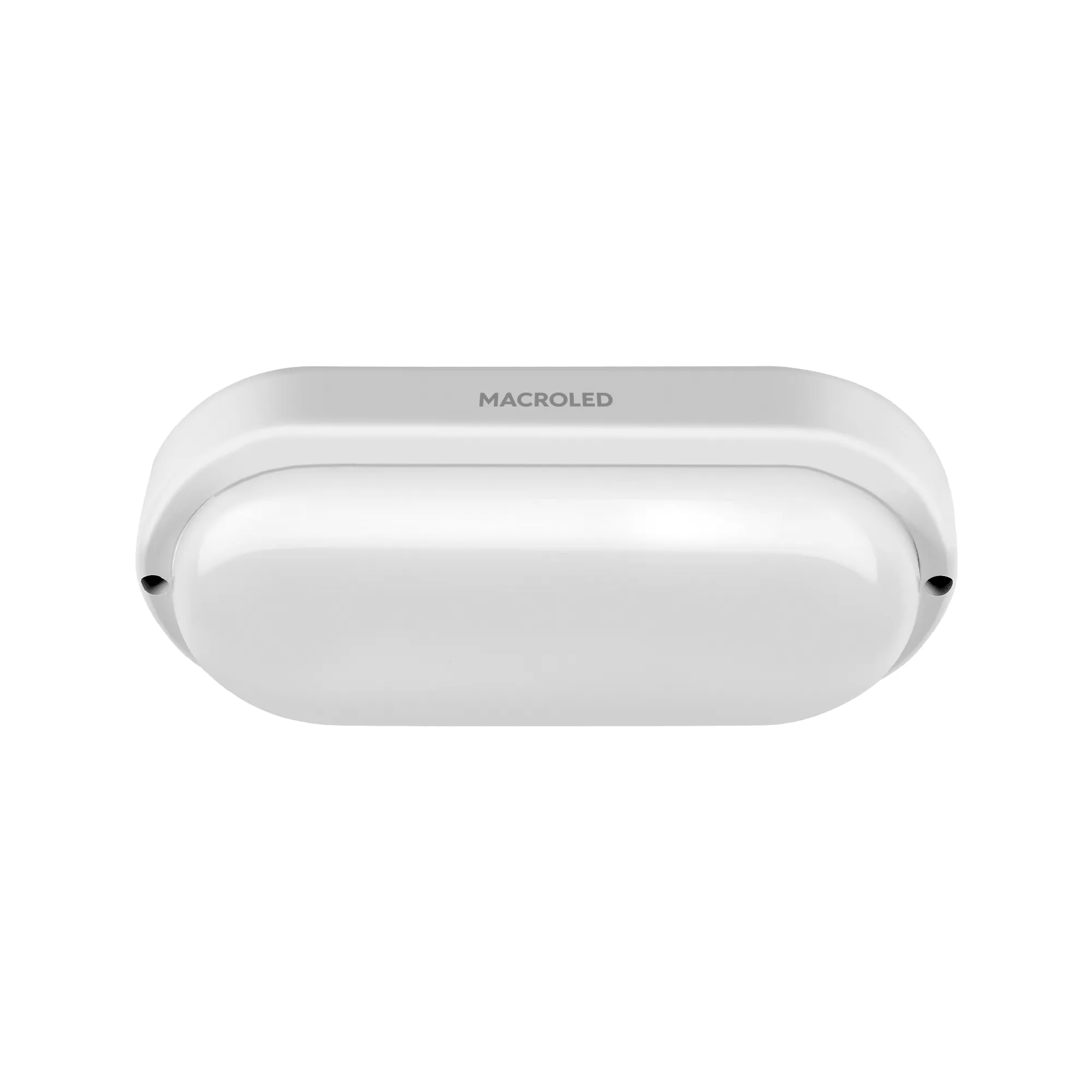 APLIQUE TORTUGA LED OVAL 12W 3000K MARCO NEGRO IP54 MACROLED 01