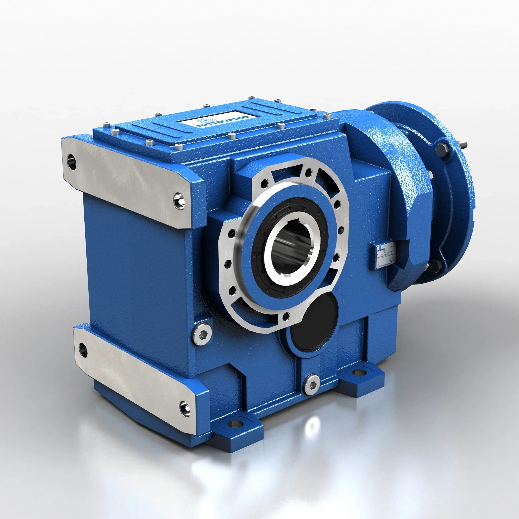 REDUCTOR ORTOGONAL B083UC 11,59 B5 IEC132M 10,00HP MOTOVARIO 01