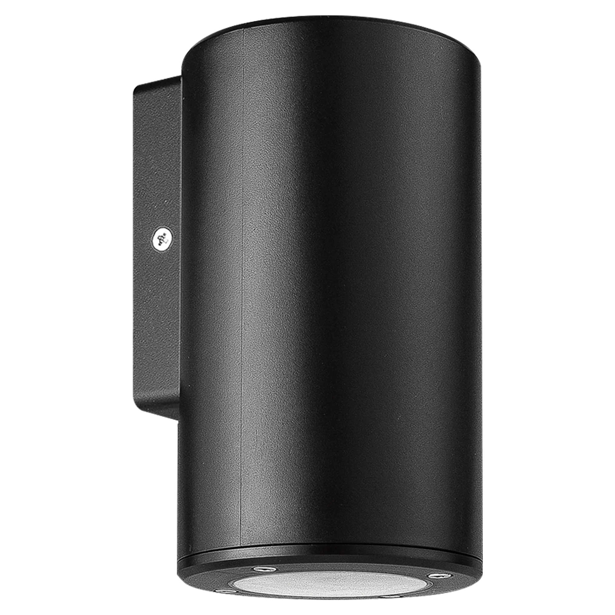 APLIQUE UNIDIR CIRC GU10 9W 100-240V NEGRO MACROLED 01