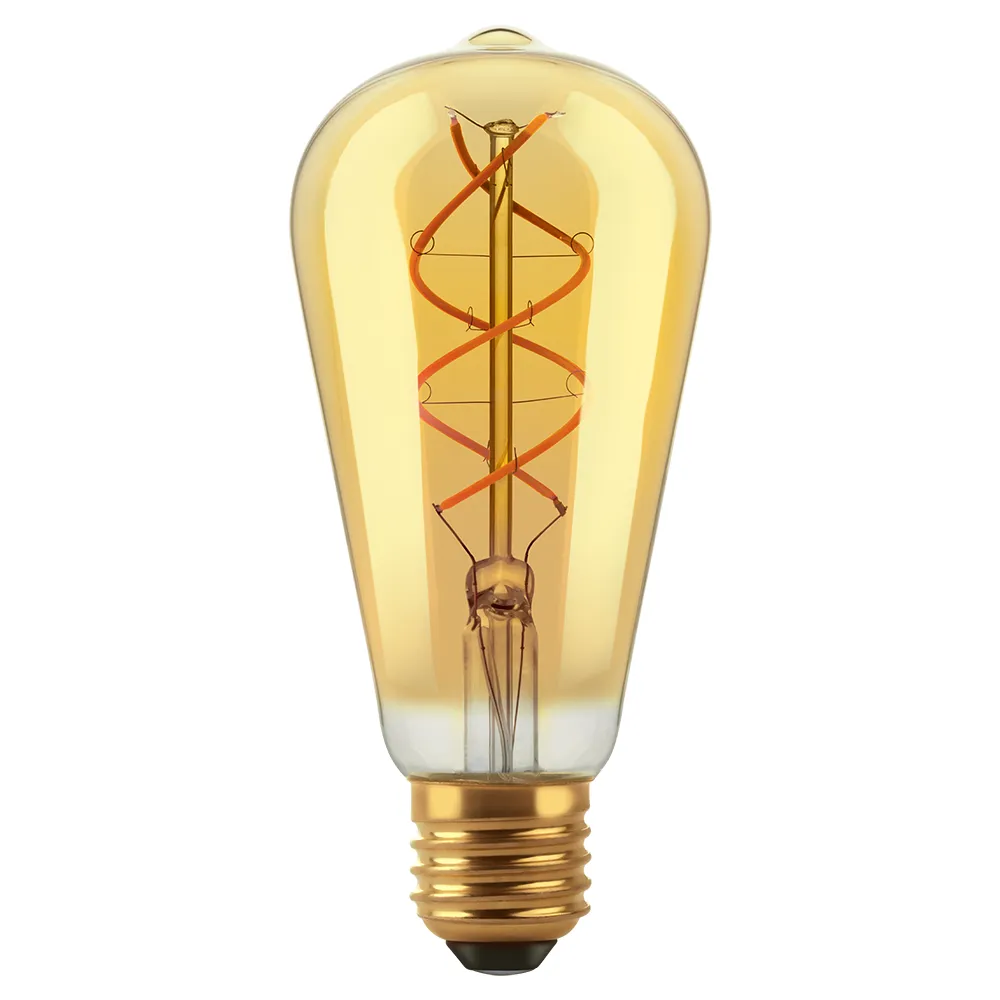 LAMP LED CAMPANITA ST19 E27 5W 2200K VINTAGE MACROLED 01