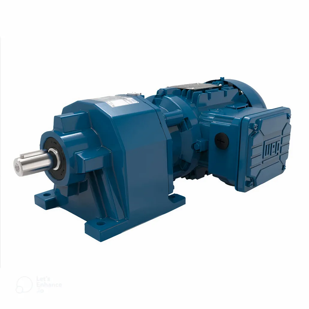 REDUCTOR COAXIAL WCG20 C08 2 1:17,99 NAC IEC 132 B5 P1 EJE MACIZO WEG-CESTARI 01