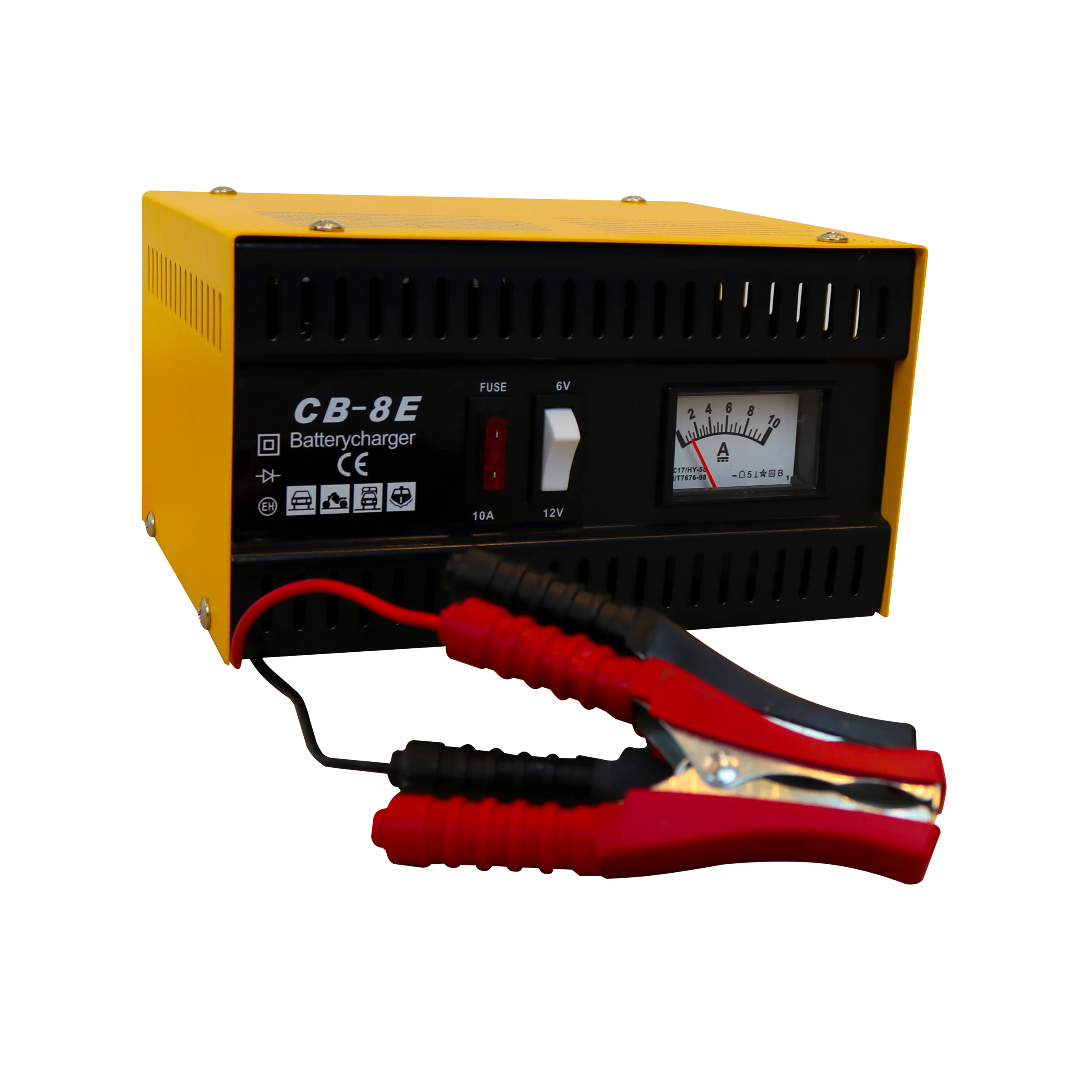 CARGADOR DE BATERIA CB-8E 6/12VCC 6AMP RESA 01