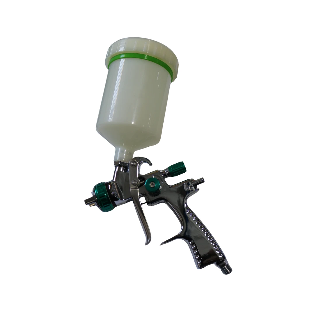 PISTOLA DE PINTURA MEDIA PRESION DE GRAVEDAD 600ML RF901AG WUFU/RESA 01