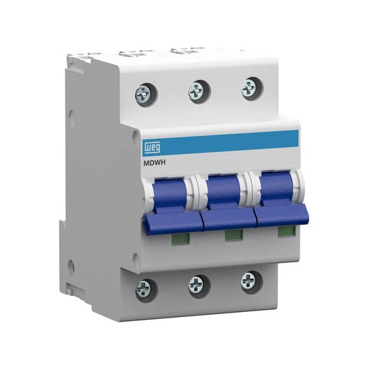 LLAVE TERMOMAGNETICA TM TRIPOLAR MDWH C-63-3-63A 10KA 11422729 WEG 01