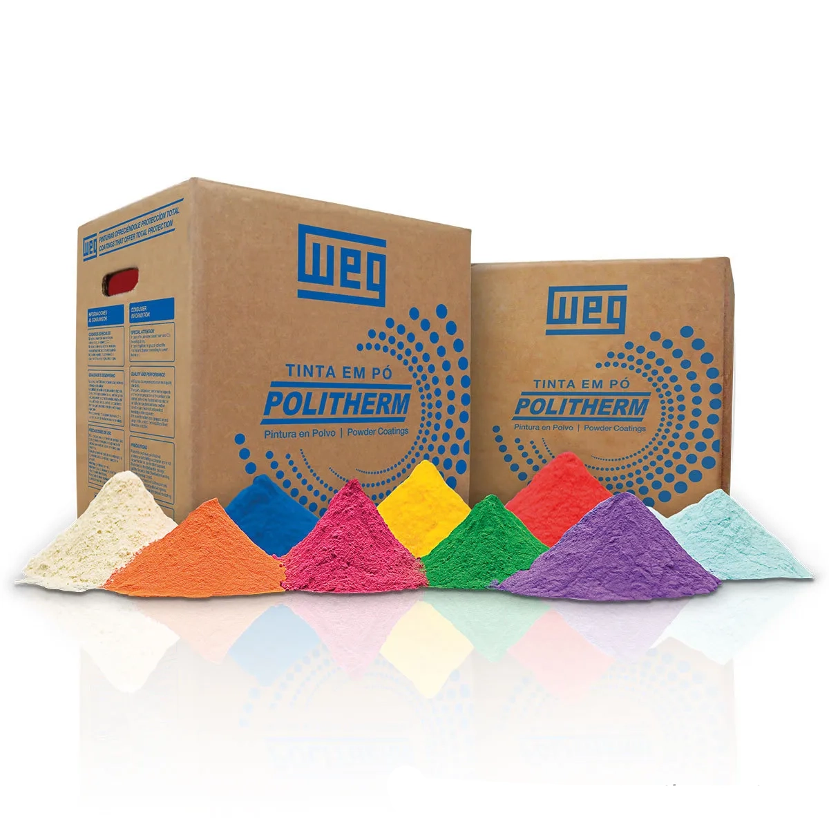 PINTURA EN POLVO. HI20-LI-BR. VERDE RAL 6011. 25KG 10005040 WEG 01